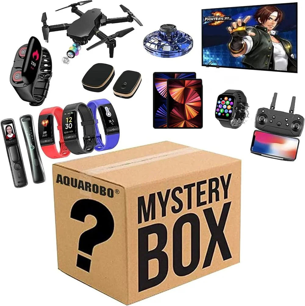 Lucky Electronics Vintage Mystery Festival Gift Box Random Boxes for 4G Devices SIM Slot Drop Surprise Caja Misteriosa