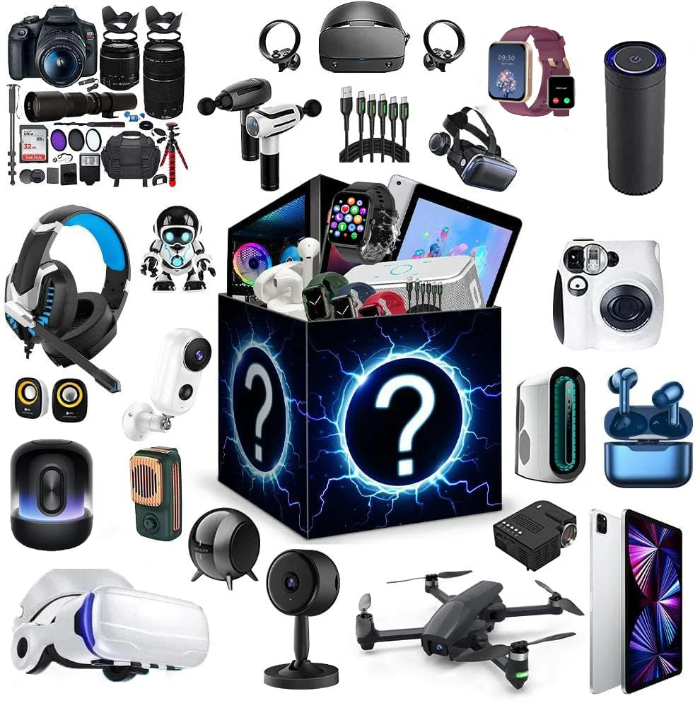 Lucky Electronics Vintage Mystery Festival Gift Box Random Boxes for 4G Devices SIM Slot Drop Surprise Caja Misteriosa