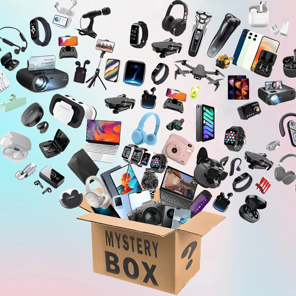 Lucky Electronics Vintage Mystery Festival Gift Box Random Boxes for 4G Devices SIM Slot Drop Surprise Caja Misteriosa