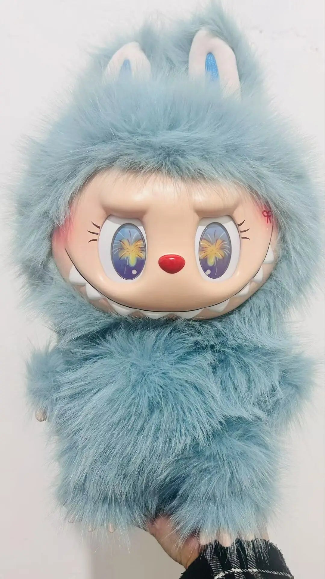 Labubu Plush Toys SKULLPANDA Mokoko Zimomo Halloween Labubu Keychain Doll Christmas Gift Keyring Kids Toys Replica