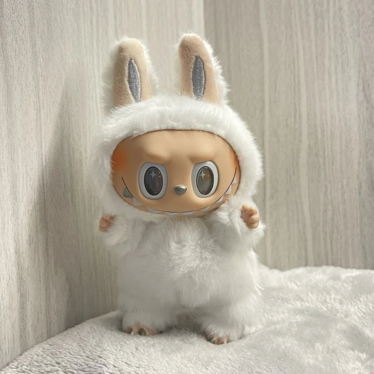 Labubu Plush Toys SKULLPANDA Mokoko Zimomo Halloween Labubu Keychain Doll Christmas Gift Keyring Kids Toys Replica