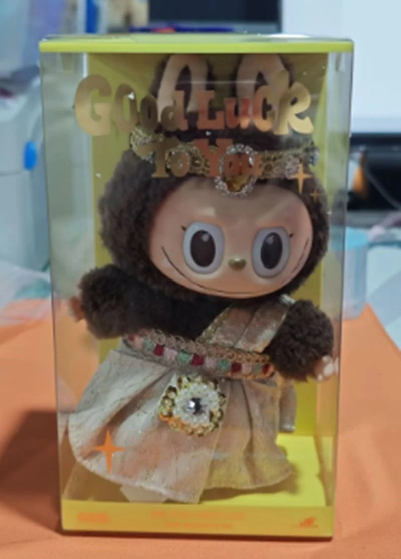 Labubu Plush Toys SKULLPANDA Mokoko Zimomo Halloween Labubu Keychain Doll Christmas Gift Keyring Kids Toys Replica