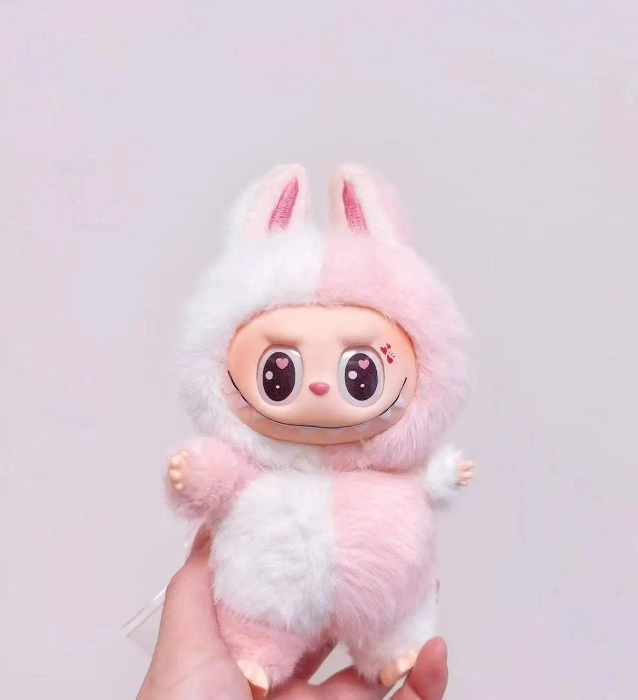 Labubu Plush Toys SKULLPANDA Mokoko Zimomo Halloween Labubu Keychain Doll Christmas Gift Keyring Kids Toys Replica