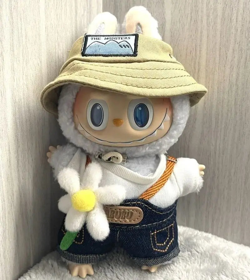 Labubu Plush Toys SKULLPANDA Mokoko Zimomo Halloween Labubu Keychain Doll Christmas Gift Keyring Kids Toys Replica