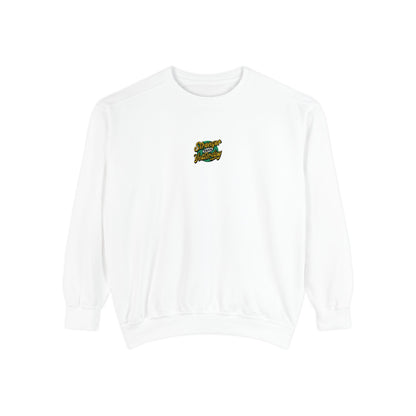 Floral Wave Sweatshirt — Tropical Flower Graphic Crewneck