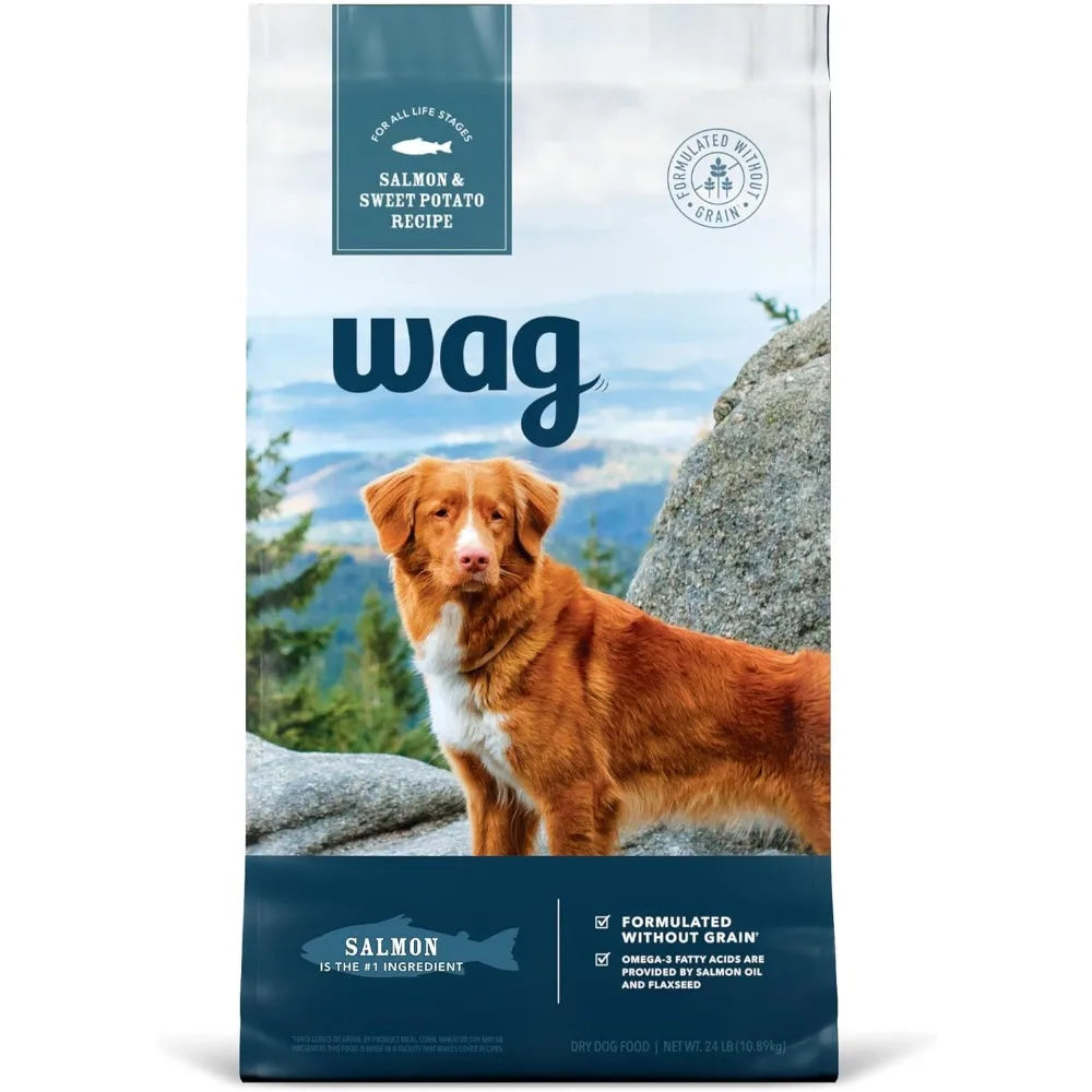 Dry Dog Food Salmon & Sweet Potato, Grain Free 24 lb Bag